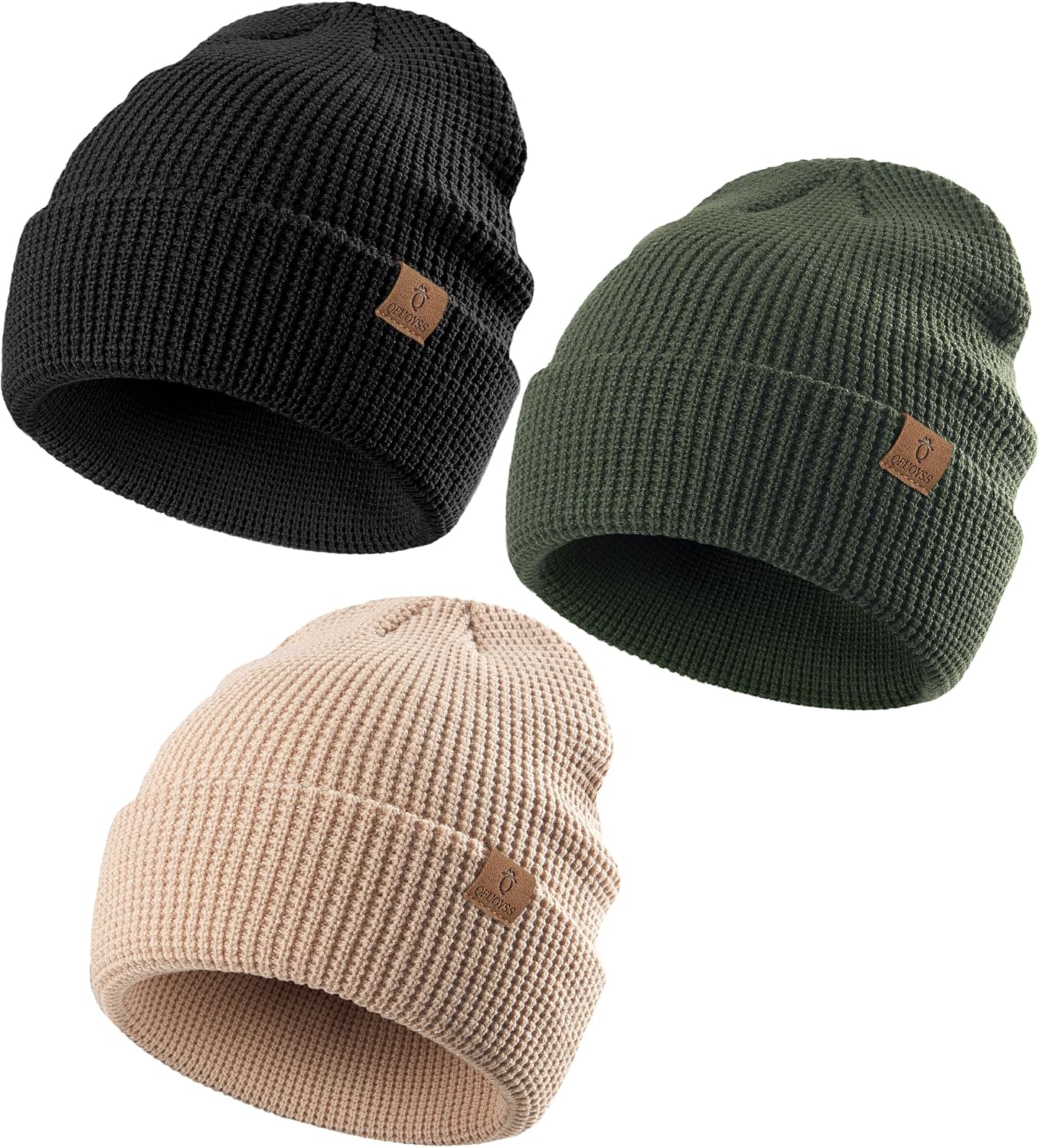 QEUOYSS Baby Beanie Toddler Infant Winter Hat for Kids Boys Girls Knit Warm
