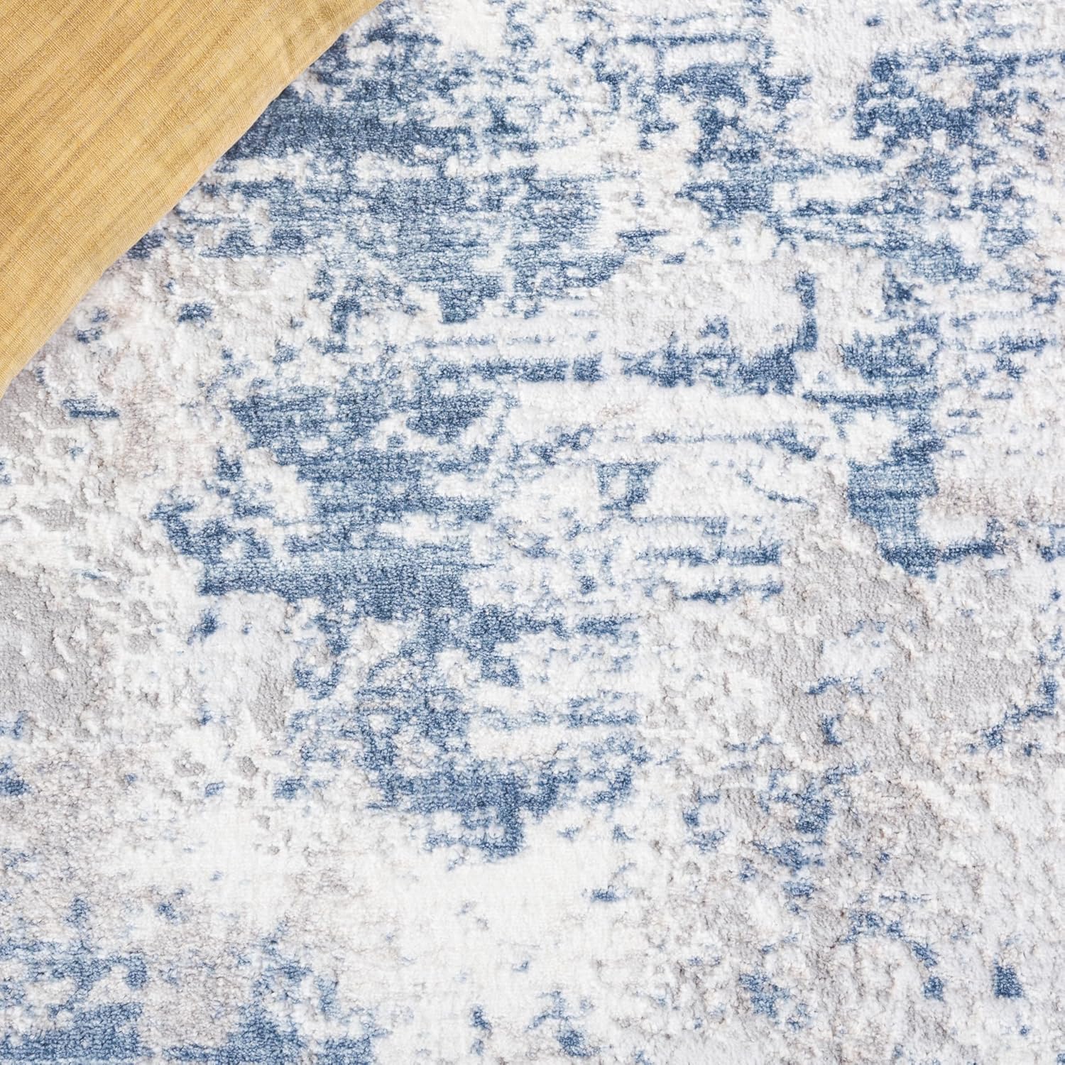 SAFAVIEH Area Rug 8x10 - Amelia Collection - Large - Dark Blue & Grey, Modern Design, Non-Shedding & Easy Cleaning, Ideal for Living Room, Bedroom, Office, Dining Space (ALA705M)