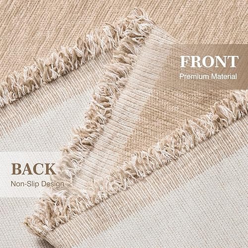 Miniatura 4 de Funda de sofá modular para perros, lavable para sofá de 2 cojines, funda de felpilla para sofá seccional, protector de muebles multiusos para niños,