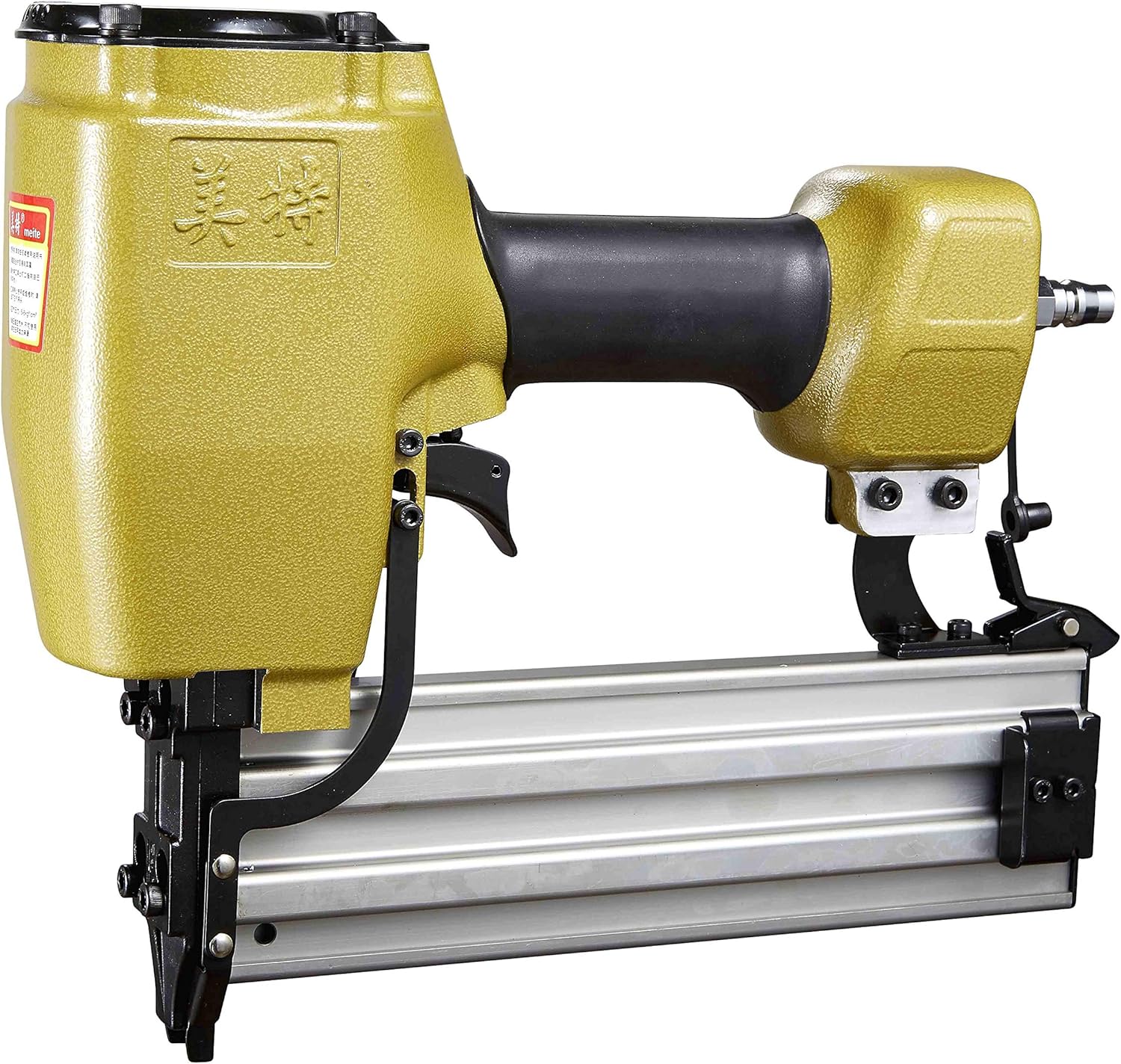 meite ST64A Pneumatic Concrete Nail Gun for Install Furring Strips to Walls, 14 Gauge Heavy Duty Air Concrete T Nailer, Uses 14 Gauge 3/4 to 2-1/2 Concrete T Nails
