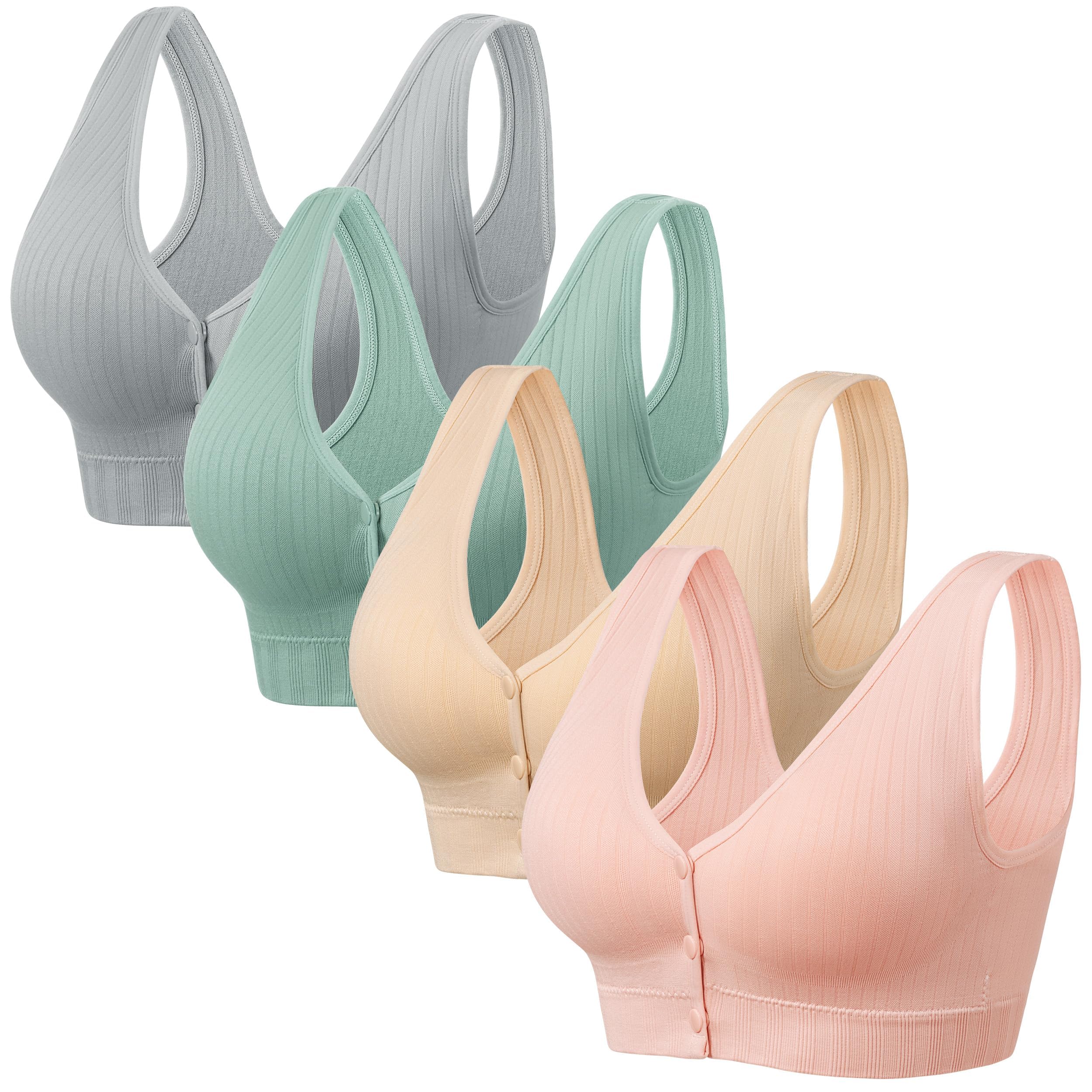Angelhood Snap Closing Bralette 4-Pack