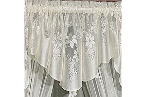 Vining Floral Marisol Semi-Sheer Ombre Window Valance: A Touch of Class for Your Home