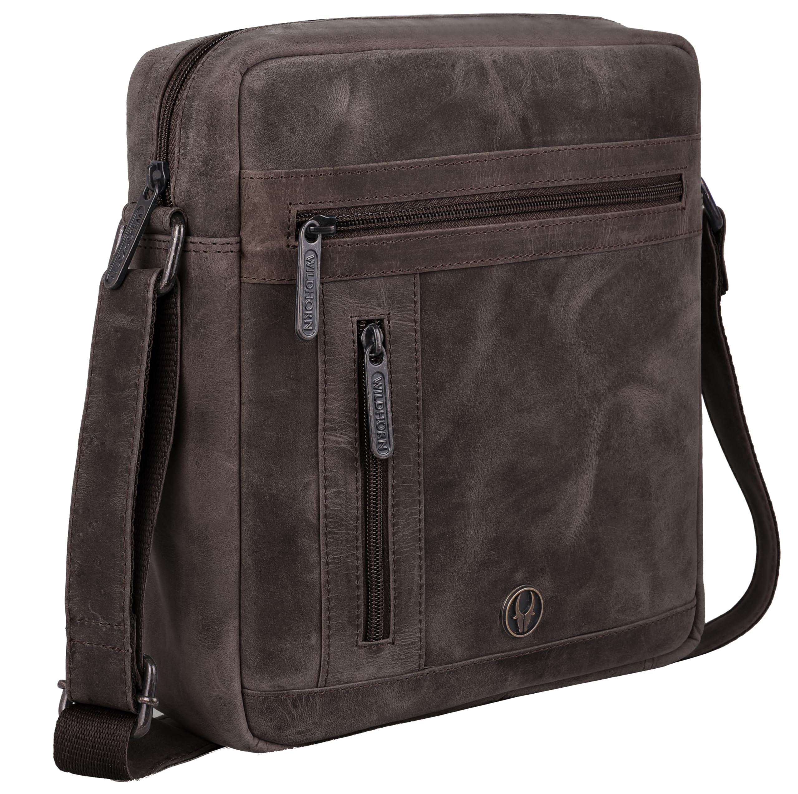 wildhorn Genuine Leather Sling Bag for Men | Crossbody Shoulder Messenger Bag with Adjustable Strap | Stylish Office, Travel & Casual Bag | Fits Tablets, Wallet, Phone & Essentials-picture-36