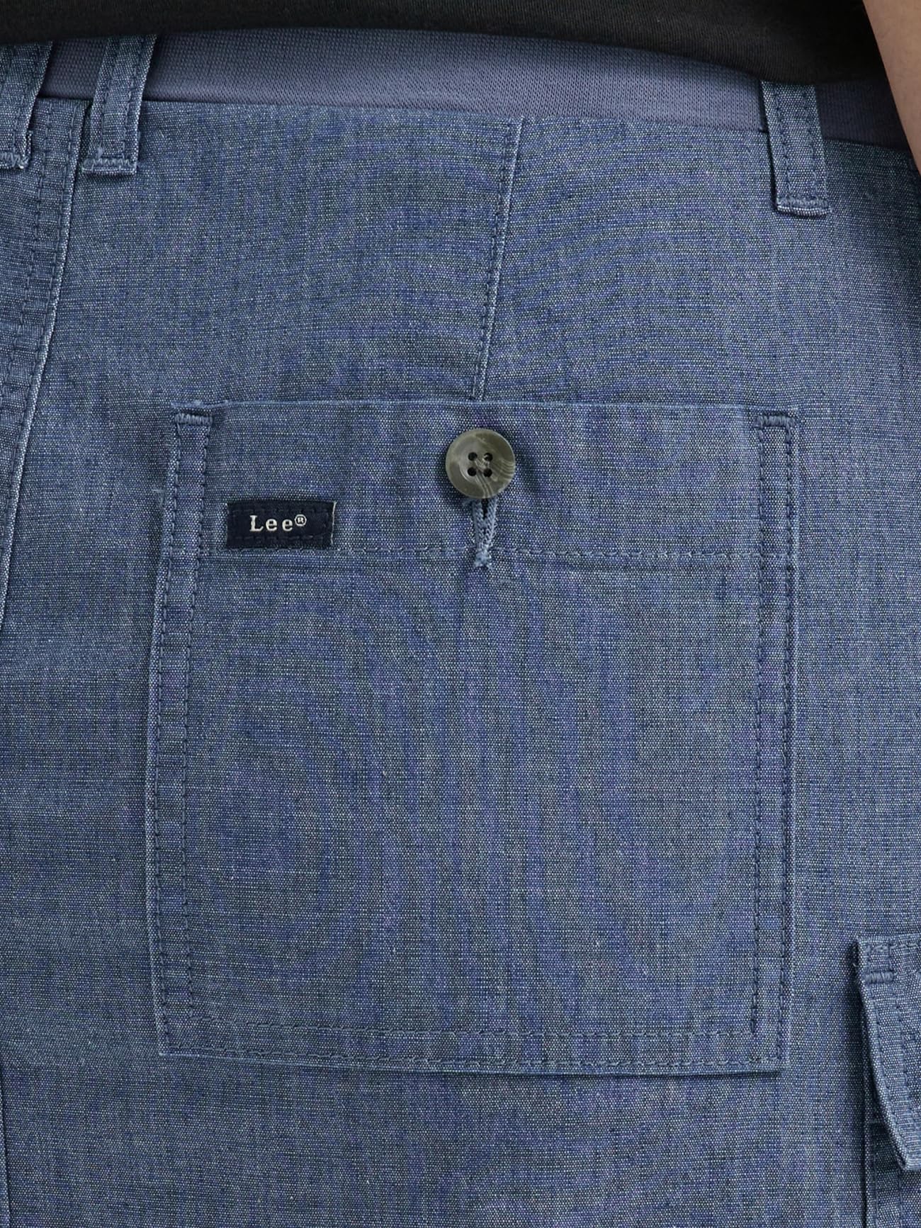 Lee Ultra Lux Comfort avec Jupe Cargo Flex-to-go pour Femme, Chambray, 46, Chambray, 48