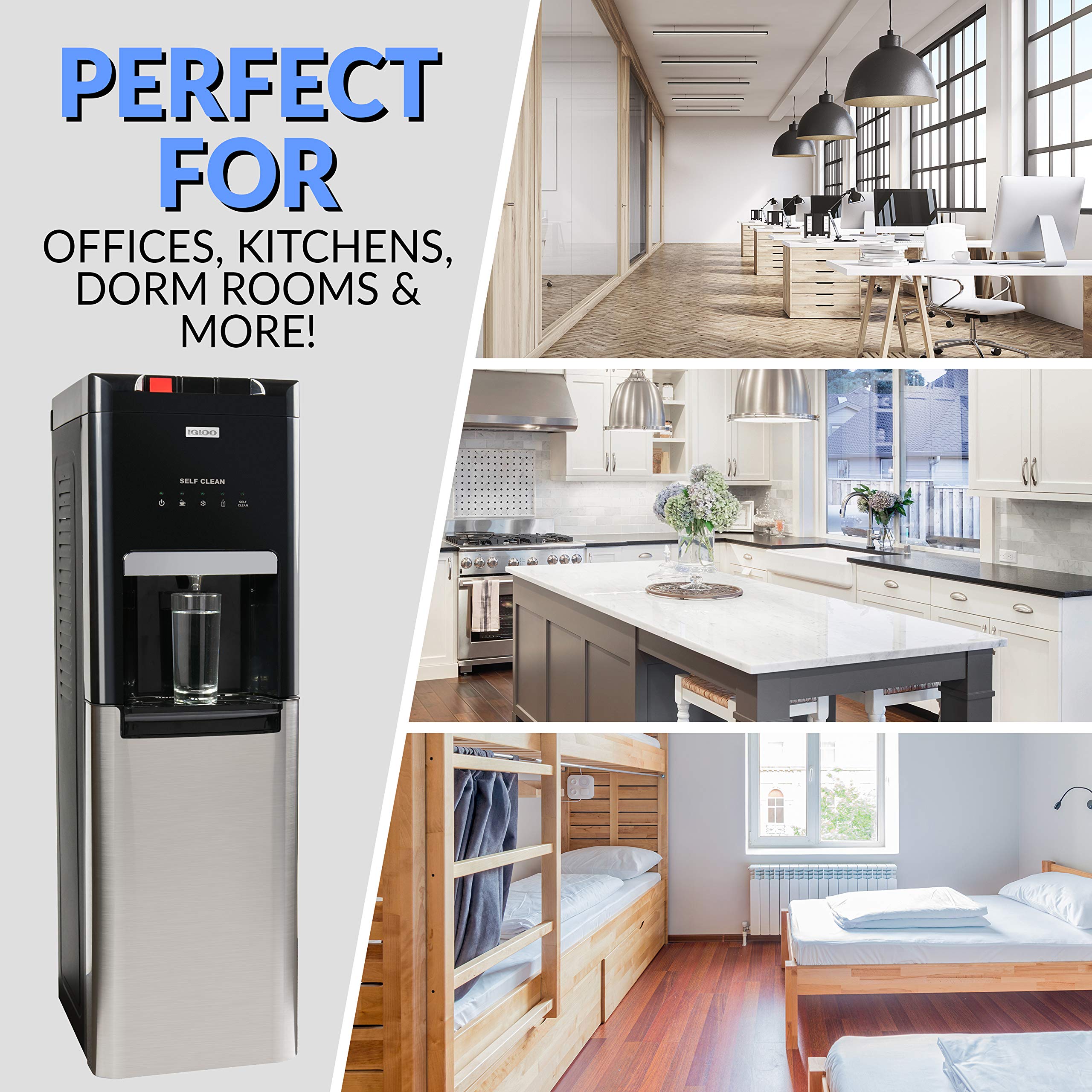 Buy Igloo Stainless Steel Hot, Cold & Room Temperature Ozone Self