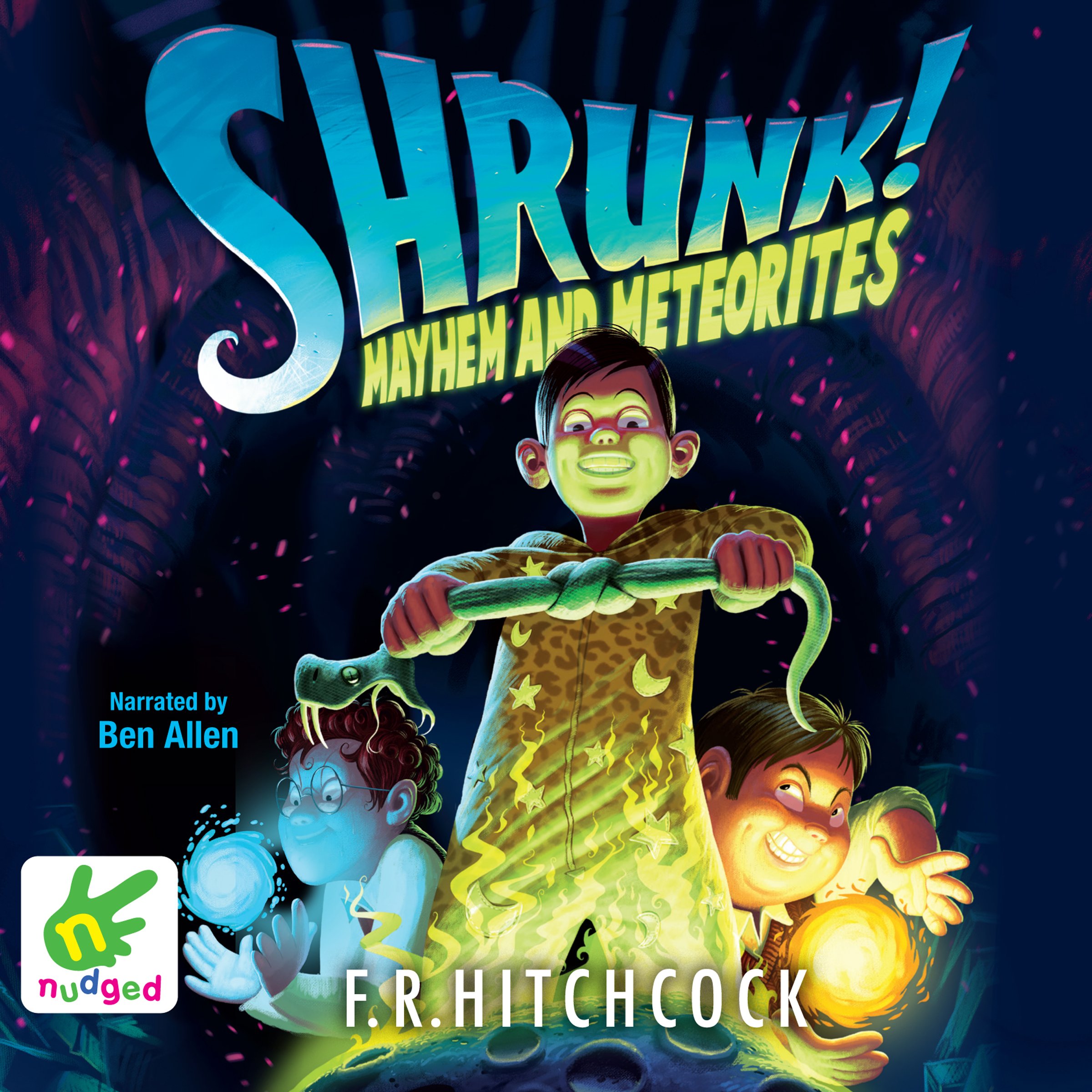 Cover art for Shrunk! Mayhem and Meteorites