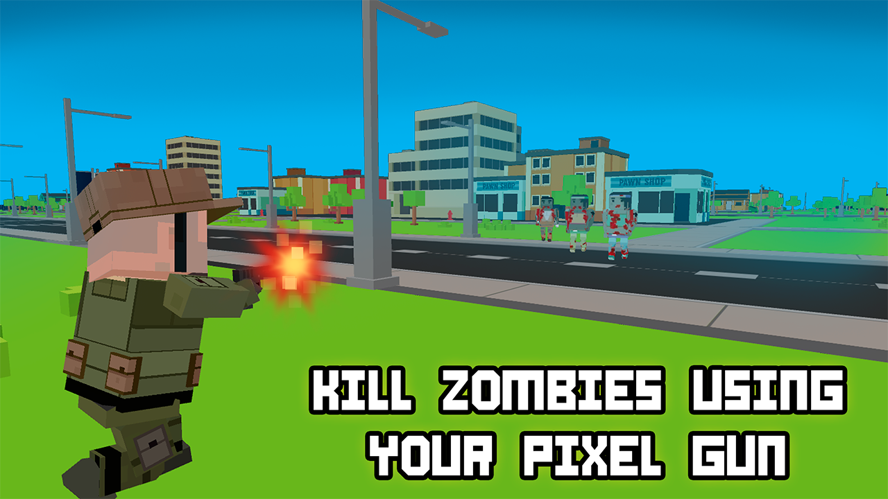 Pixel Shooter Zombie Defense App on Amazon Appstore
