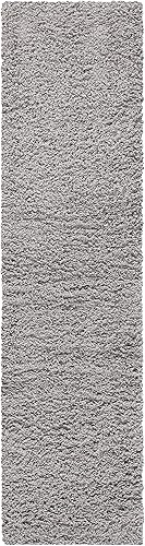 Vista 184 de SAFAVIEH Venus Shag Collection - Alfombra decorativa, 2 pies 7 pulgadas x 5 pies, color marfil, diseño sólido, no desprende pelusa y de fácil