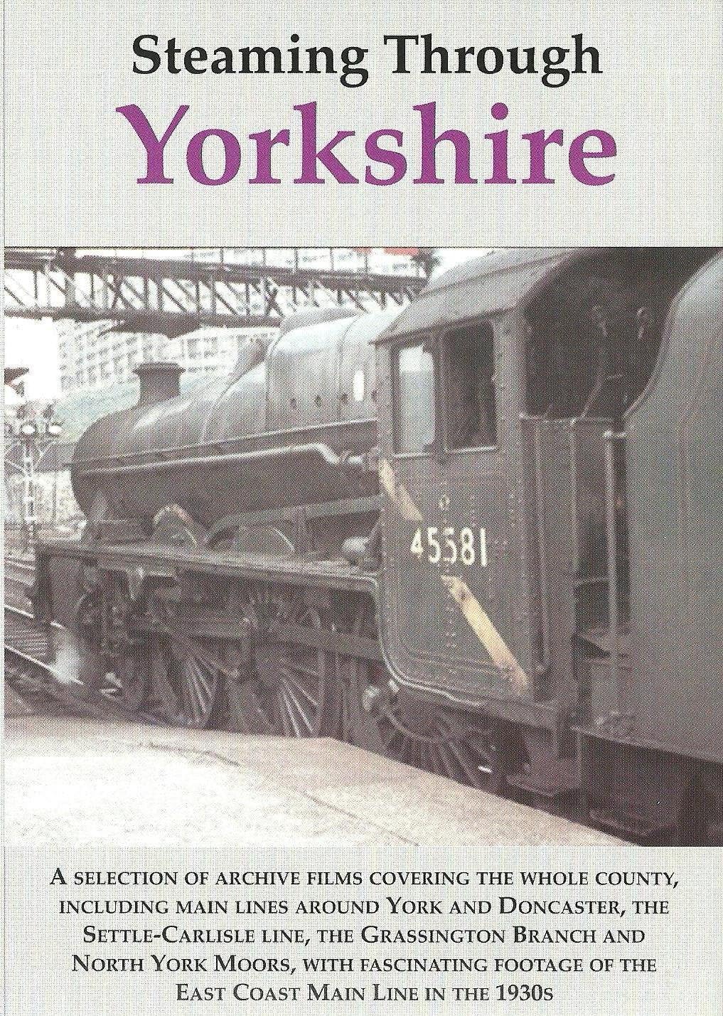 Steaming Through Yorkshire Dvd (Steam Engines,Trains) Railway Recollections