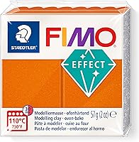 Vista 12 de STAEDTLER 8010-352 FIMO Effect - Arcilla de modelado de polímero endurecedor para horno, color azul galaxia (1 bloque de 2.01 oz)