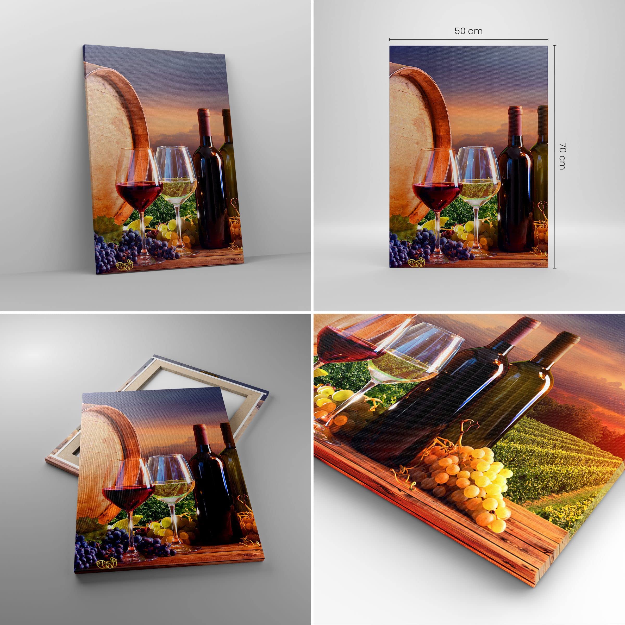 ARTTOR Tableau sur Toile Décoratif 50x70 cm Cuisine - 4125