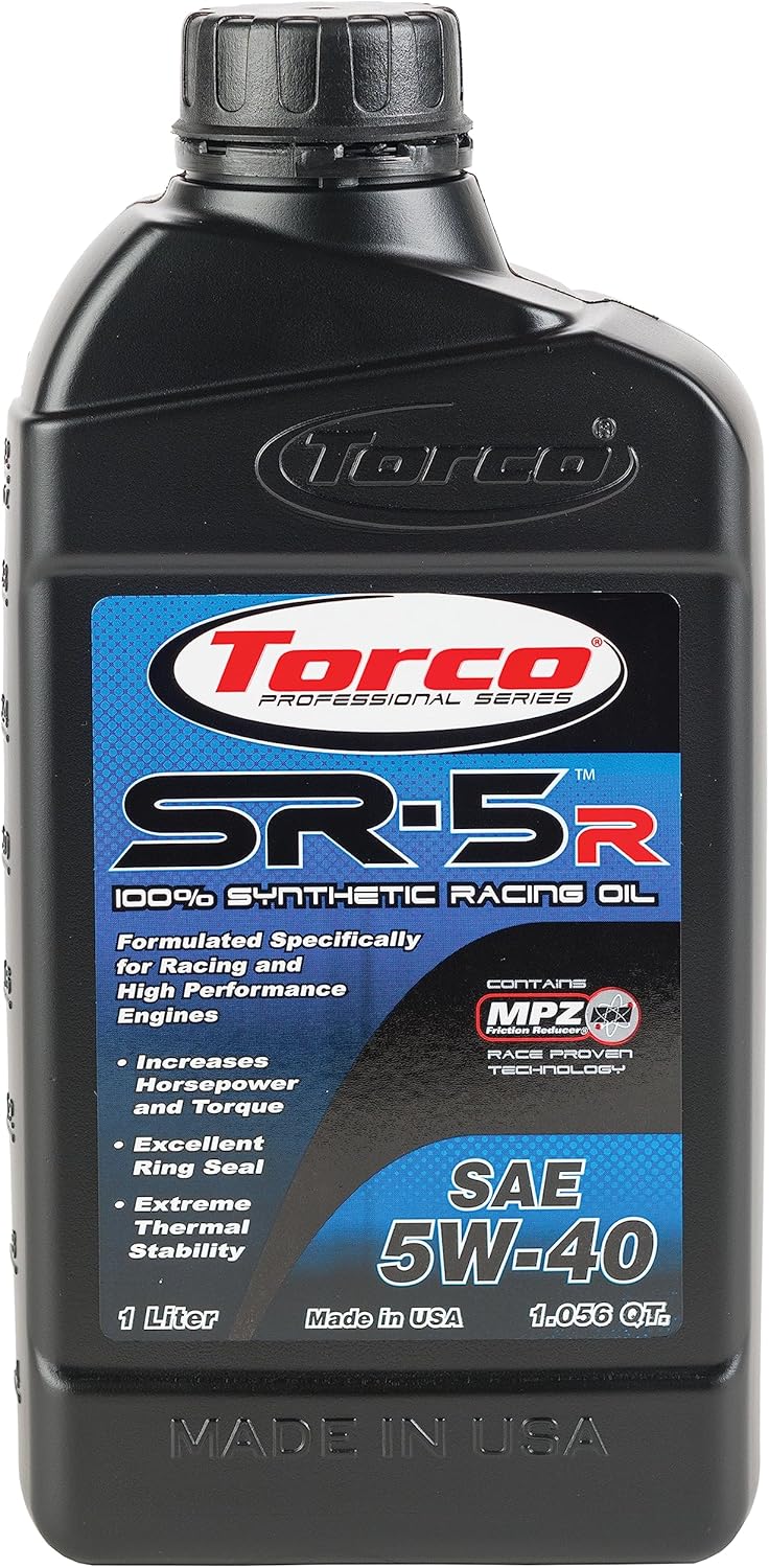 Torco SR-5R Synthetic Racing Oil (5W-40)