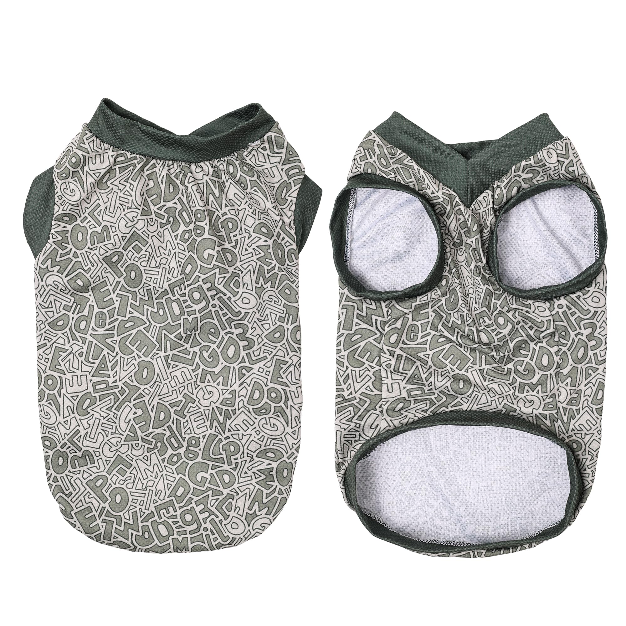 Duuclume Dog Cooling Vest-Instant Cooling Breathable Mesh Sleeveless Vest for Small to Large Dogs, Polyester Evaporative Cool Shirts for Walking, Hiking & Outdoor Summer Use (green, M) — image 1