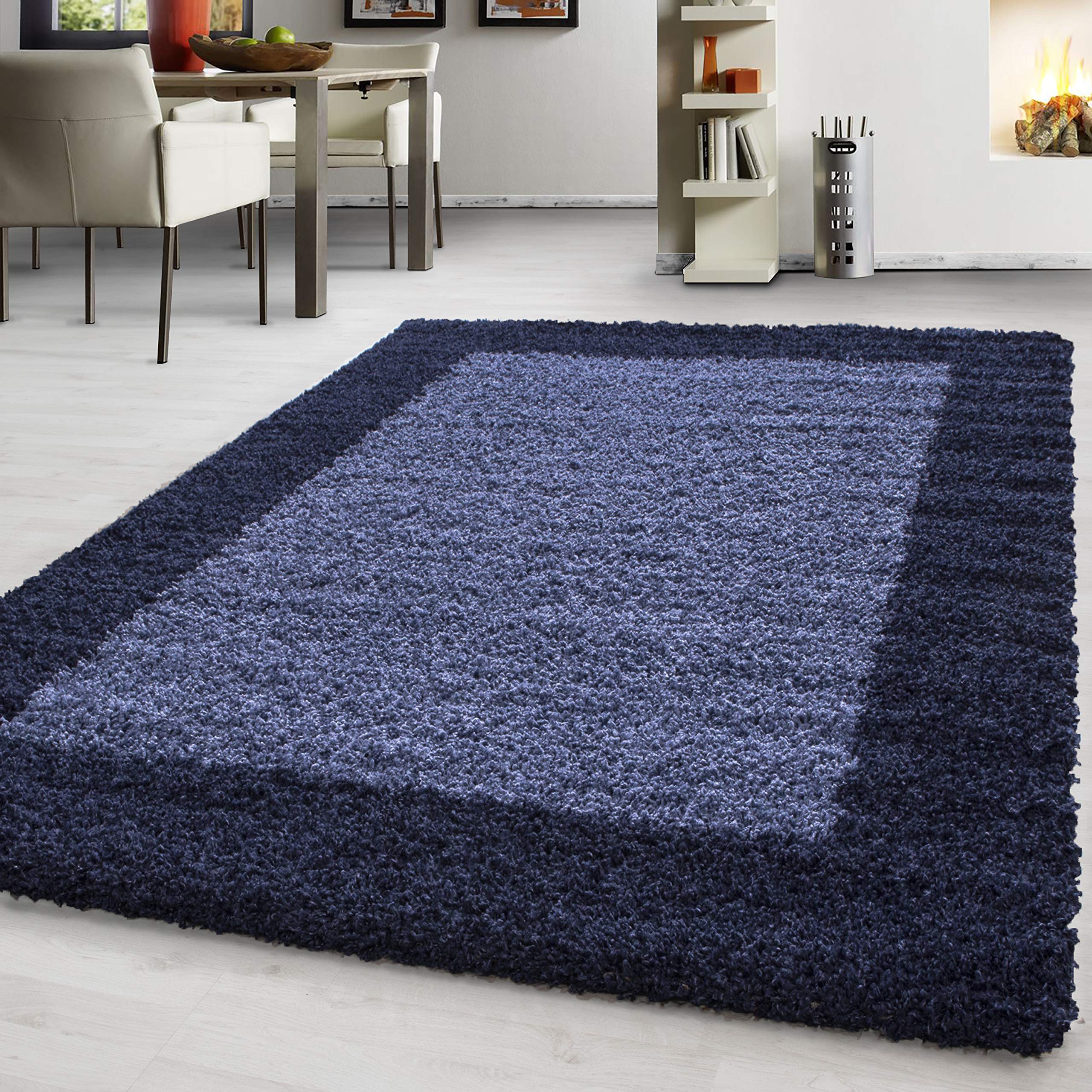 Scandinavisch Vloerkleed Prent Creme/wit Wit; Creme - Polyester - 240 X 340 Cm Xl