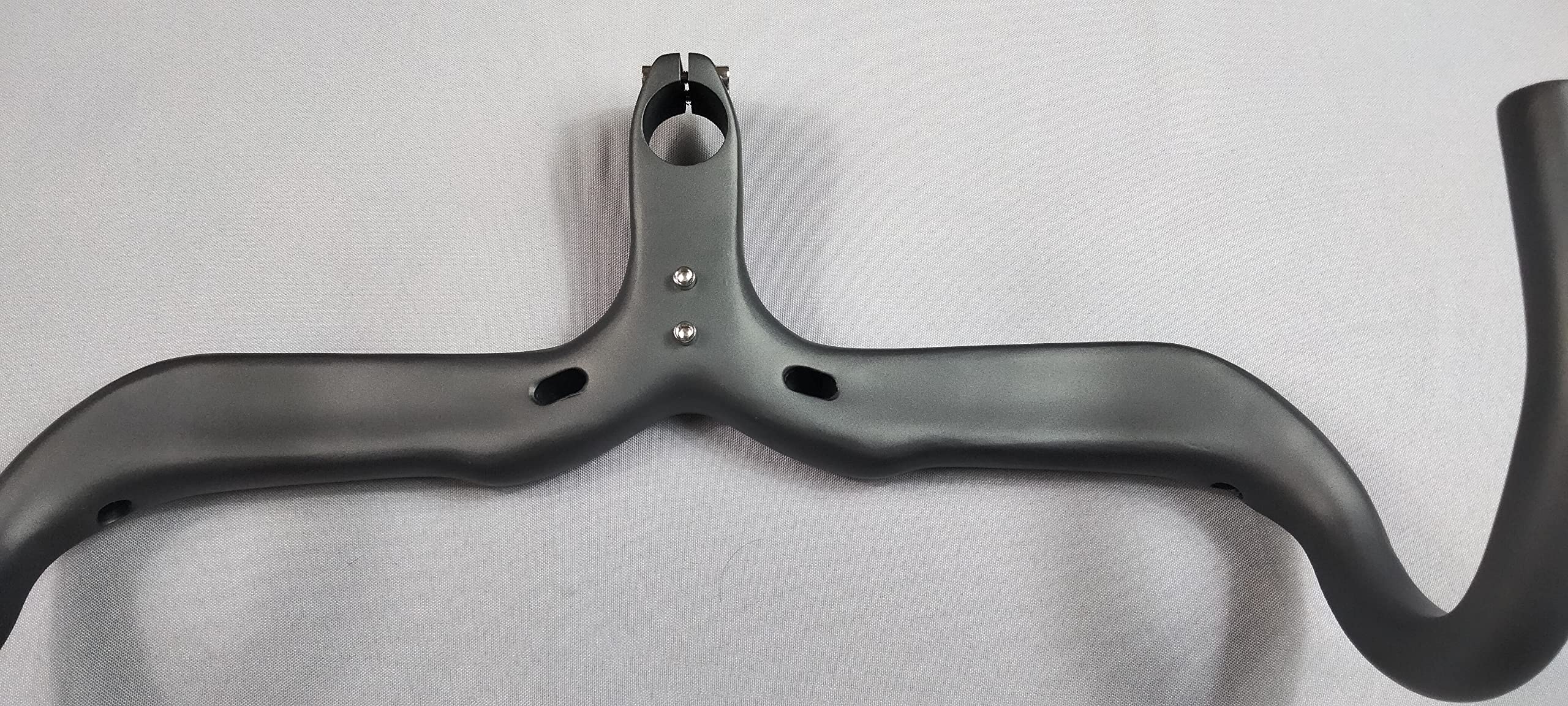 Roadkey Integrierter Rennradlenker Aus Carbon – 440 Mm, Schwarz/silber, Für Aero-Position