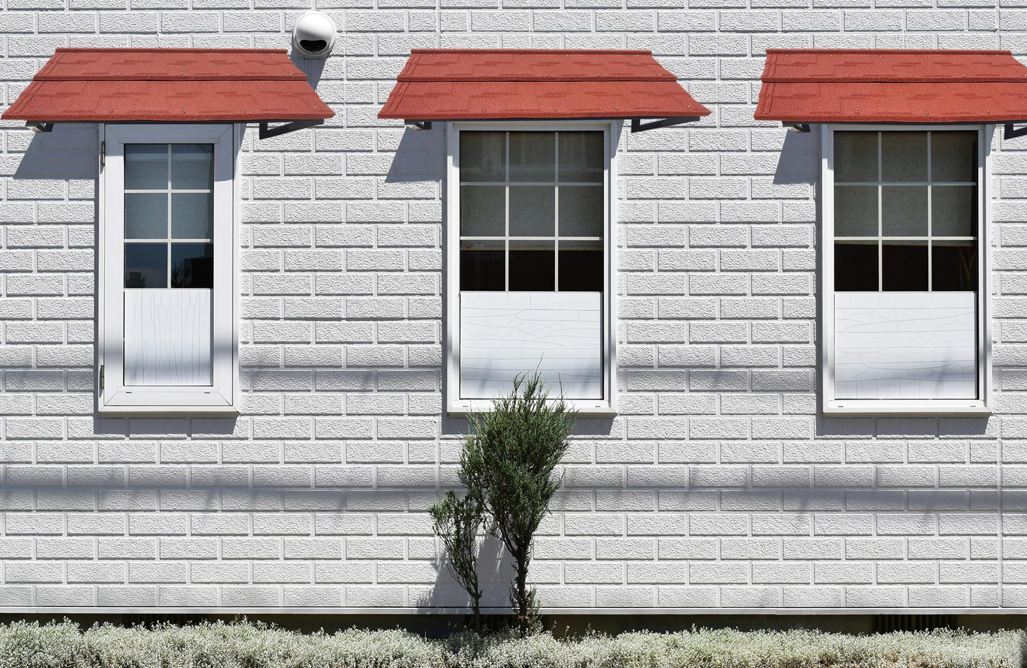 Weather Resistant Canopy 52” X 31” Fixed Metal Window Awning – Heavy ...