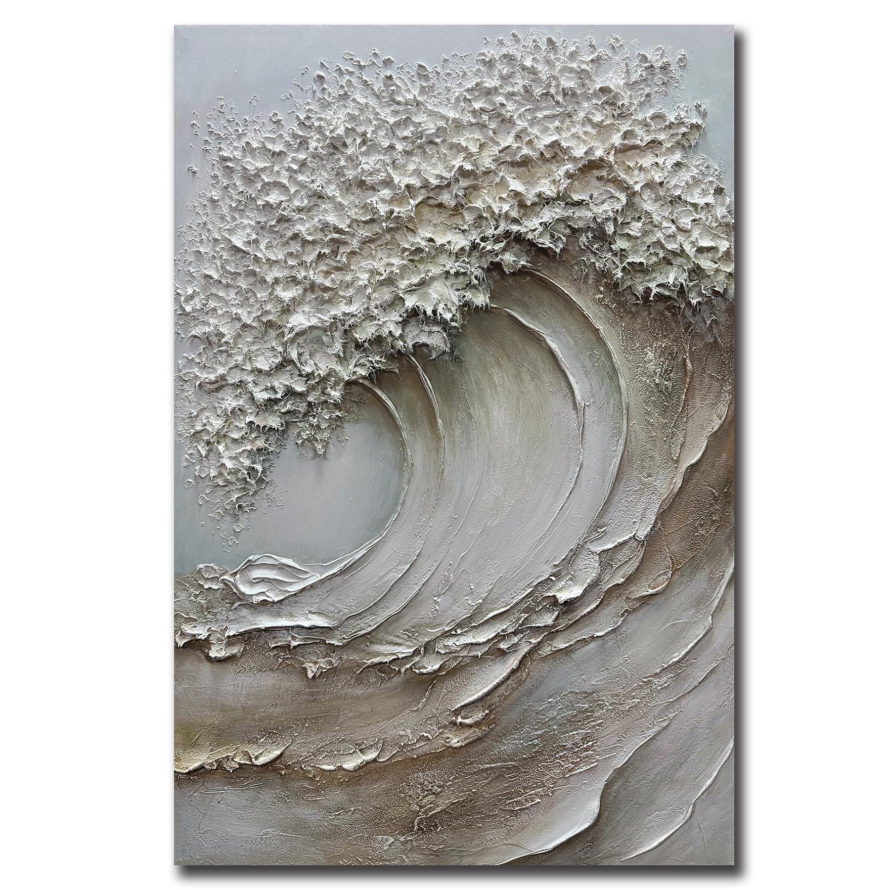 【You】-Texture Art／50×40cm N.キャンバスe Amazon.com: V-inspire 3D Textured Ocean Wave Canvas Wall Art, 30 x
