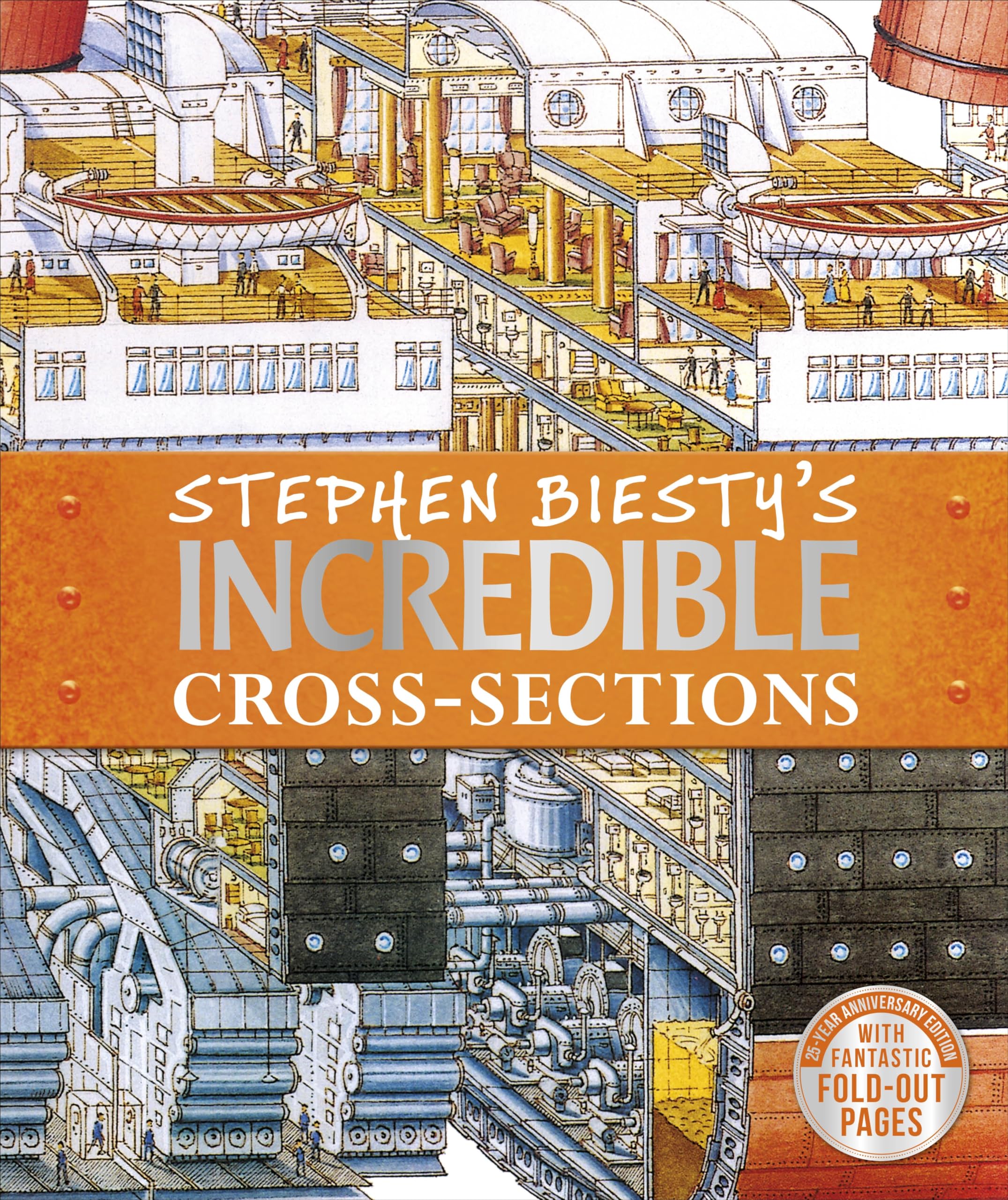 Stephen Biesty's Incredible Cross-Section Collection 7 Books Set, HB NEW