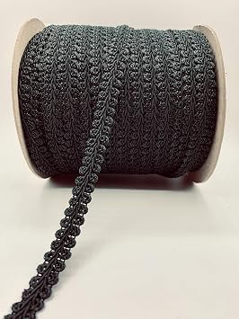 Trimplace Black 5/8" Chinese Braid - 12 Yards