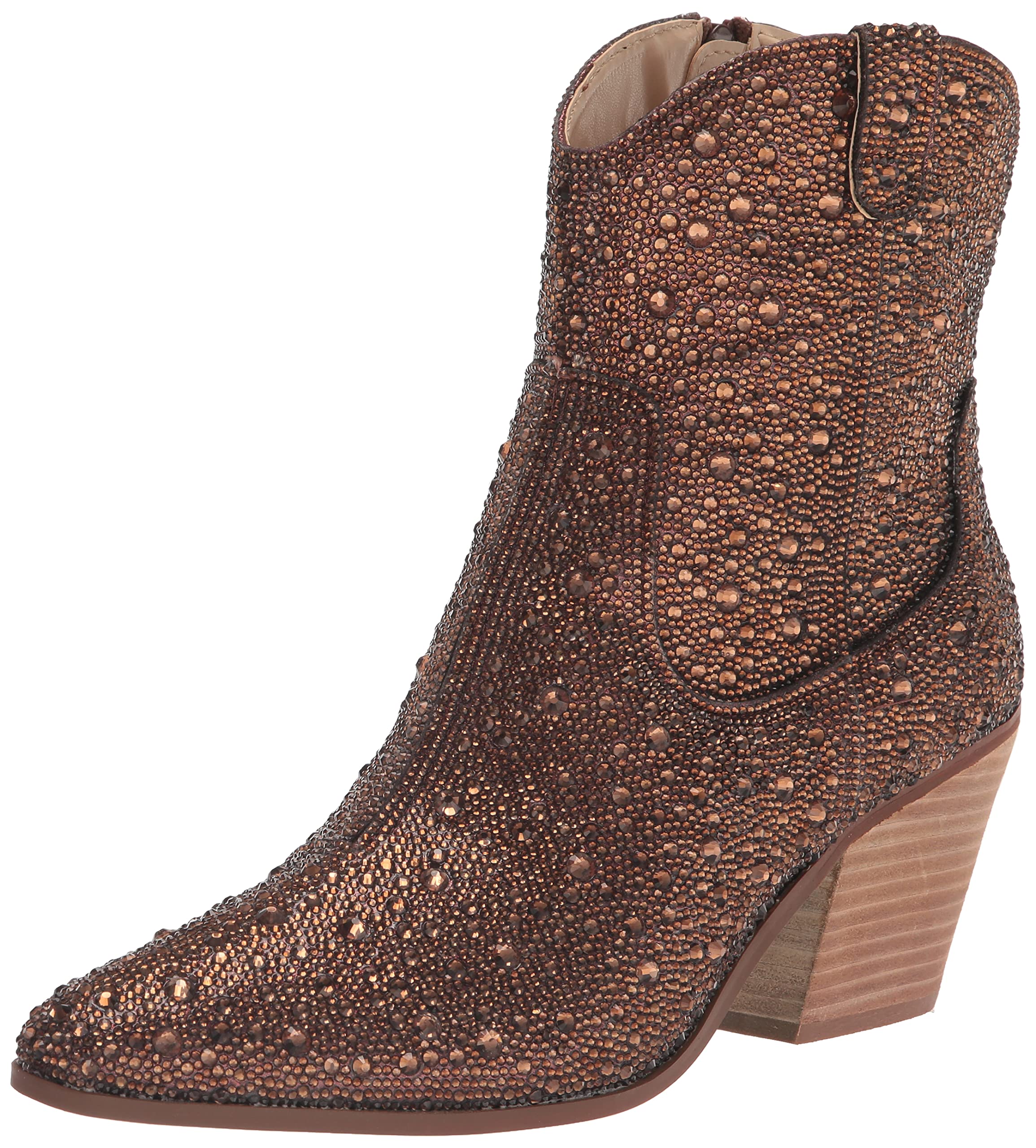 Betsey JohnsonWomen's Diva Western Boot, Brown, 6.5