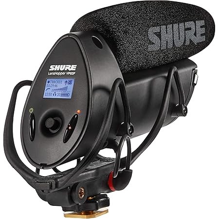 Shure VP83F LensHopper Camera-Mount Condenser Microphone with Integrated Flash Recording