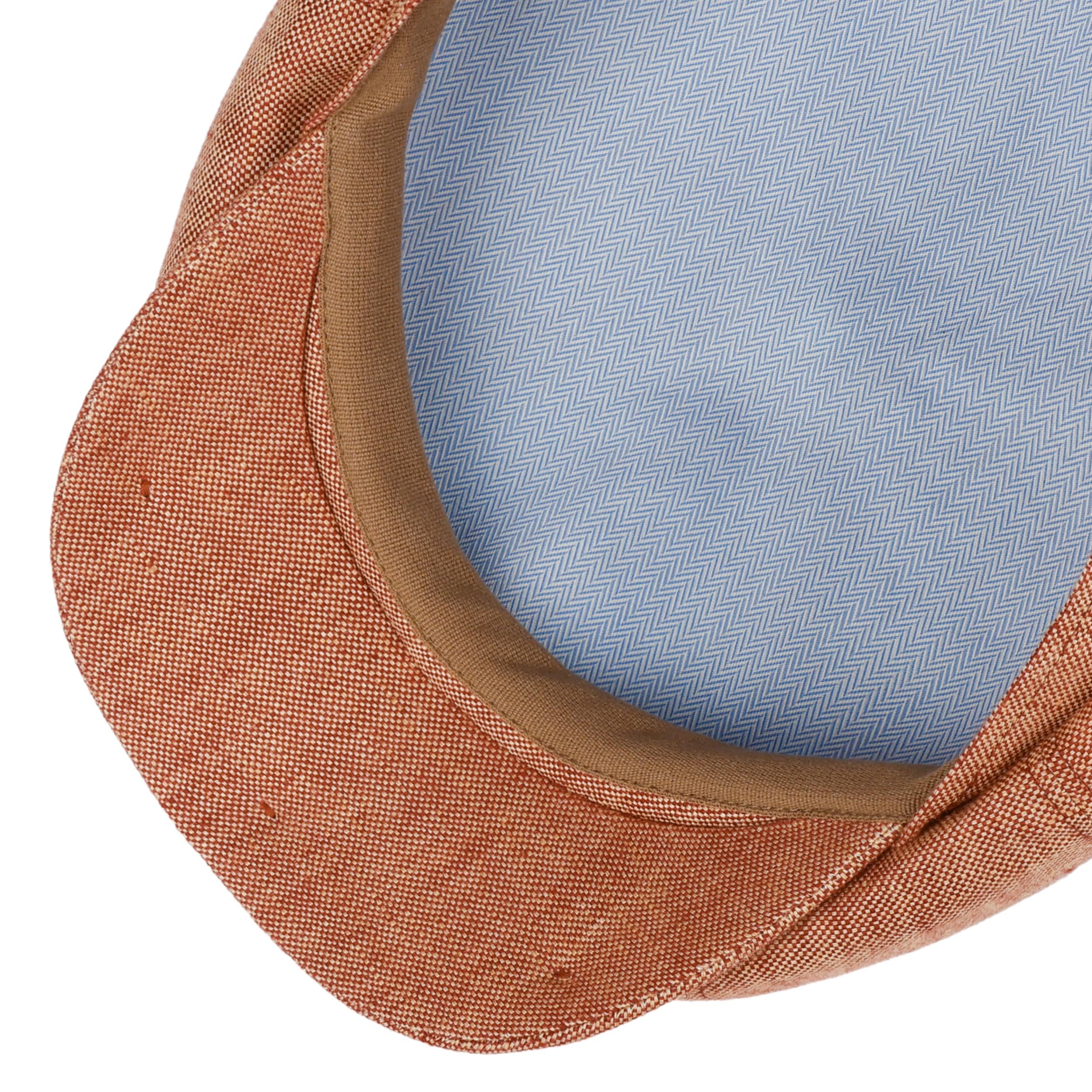 Stetson Hatteras Classic Schirmmütze Leinen Flatcap meliert Mehrfarbig Damen Herren Sommer Winter