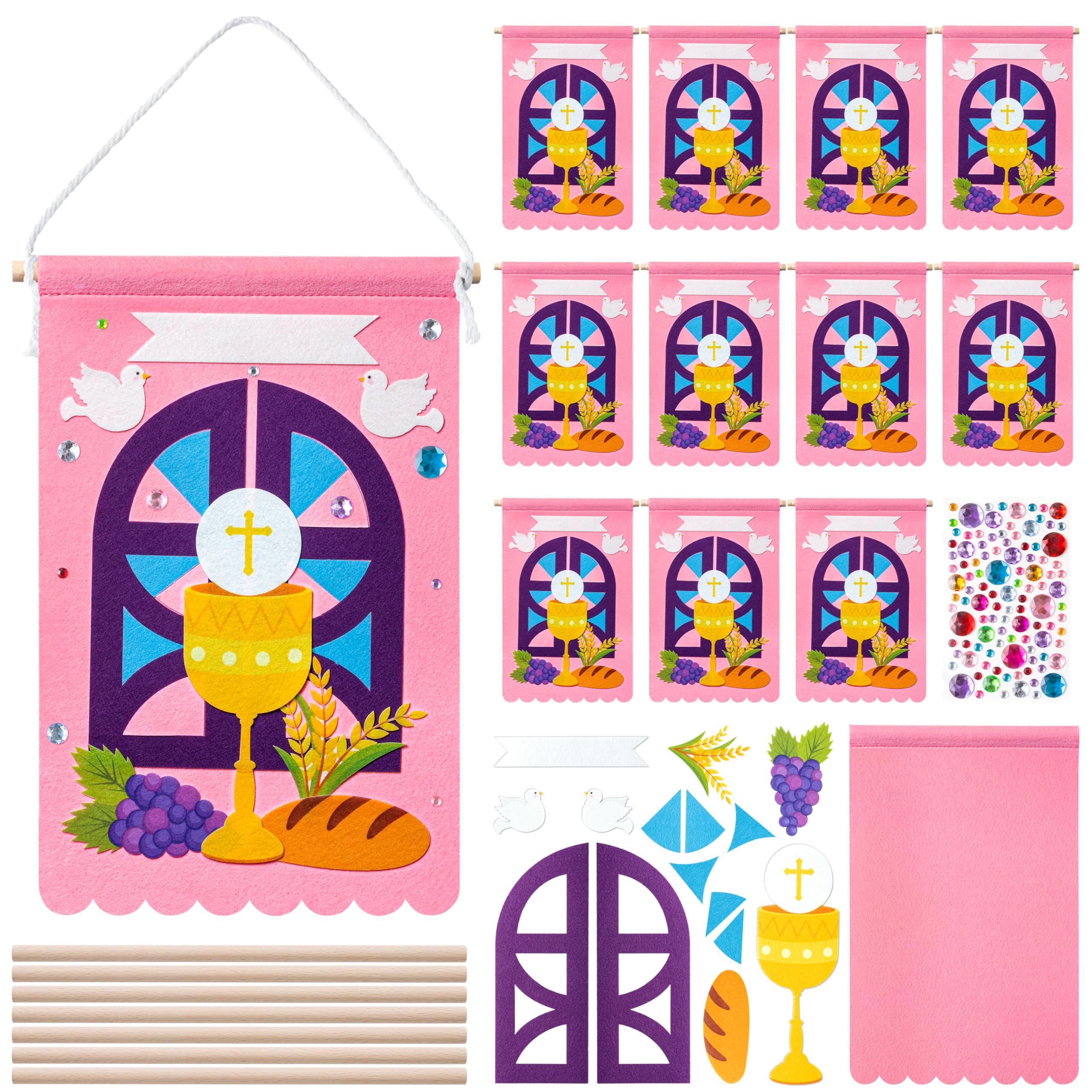 WT-DIY Girl First Communion-Banner-50