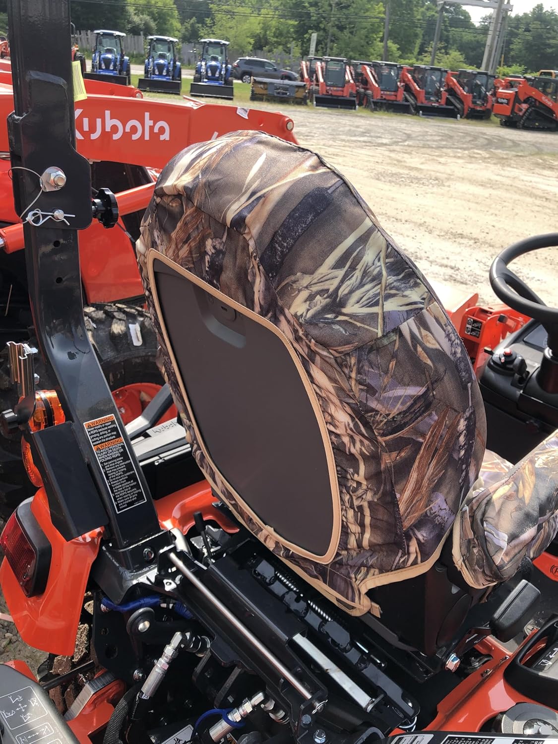 Durafit Seat Covers, Seat Covers for Tractor BX23 KUBOTA Tractors in Waterproof Fabrics, Camo and Solids (KU06 DRT)