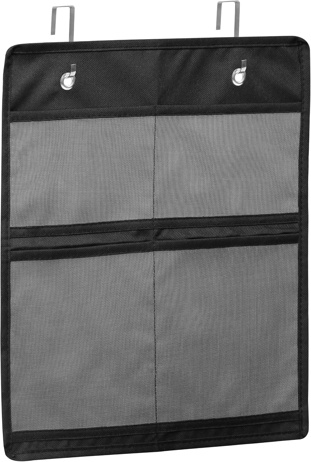 S&T INC. Cabinet Organizer, Two Hooks Included, 12.4 Inch X 15.1 Inch, Black, One Pack