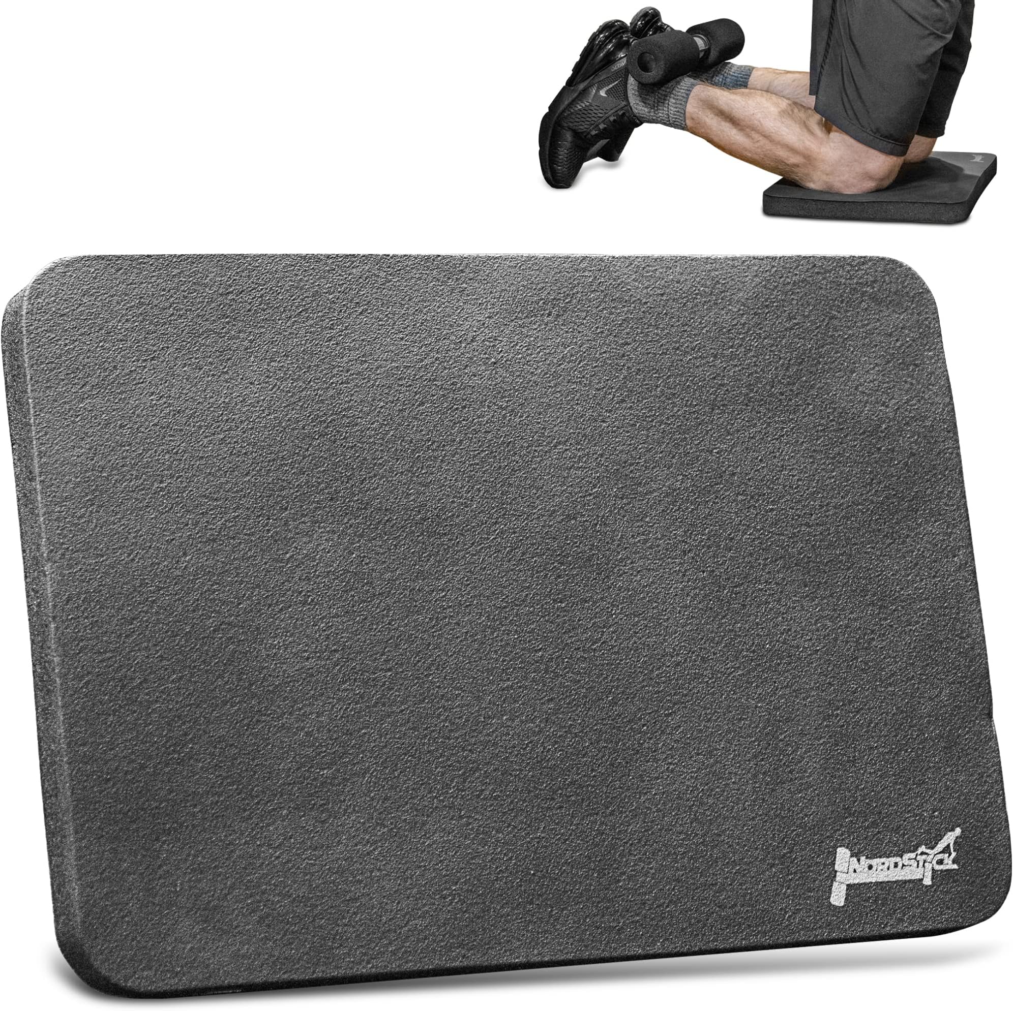 Nordic Curl Knee Pad - Premium Soft Feel and Extra Thick 1.2" (30.5mm) - Pad Provides Cushion for Knees and Elbows - Durable & Portable Exercise Mat For Many Workouts And Everyday Tasks