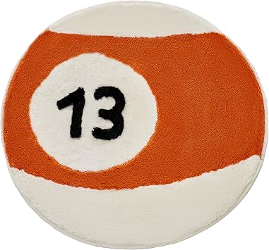 13 Top Hal  35"  n , El Yap m  Tepeli Yuvarlak Estetik Alan Hal lar , Kabar k ve Tiki Dekor 13 Top Tasar m, Oturma Odas , Yatak Odas , Oyun Odas  i in M kemmel Yumu ak Haval  Zemin Hal