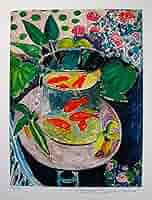 Amazon.com: Leos Coffers Wall Art by Henri Matisse Goldfish
