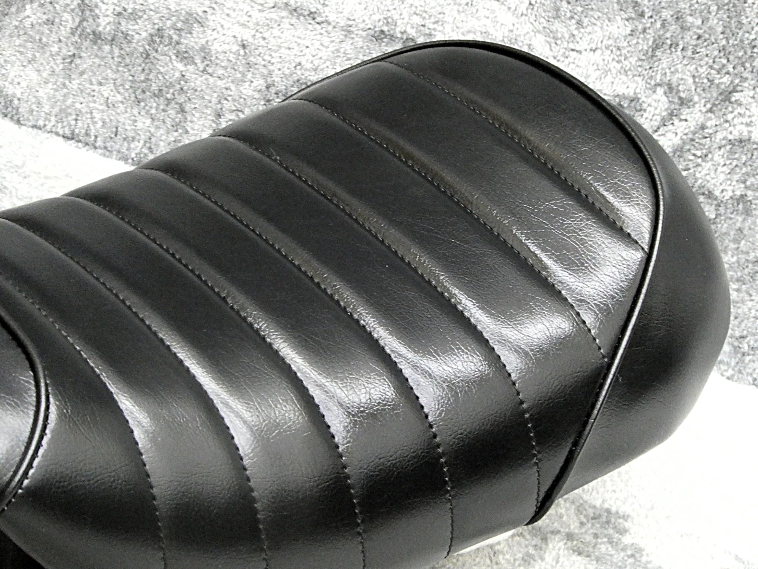 Amazon | モンキー125 用 黒皮 タックロールシート /完成品BLACK