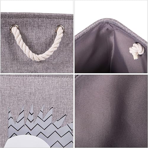 Miniatura 7 de Contenedores de almacenamiento para juguetes de 13 x 13 pulgadas, cubos de almacenamiento de tela para niños, estantes, organización. Organizadores