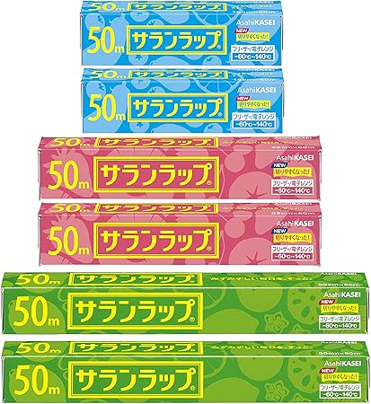 Amazon サランラップ 15cm 50m 2個 サランラップ 22cm 50m 2個 サランラップ 30 50m 2個 セット サランラップ キッチンラップ