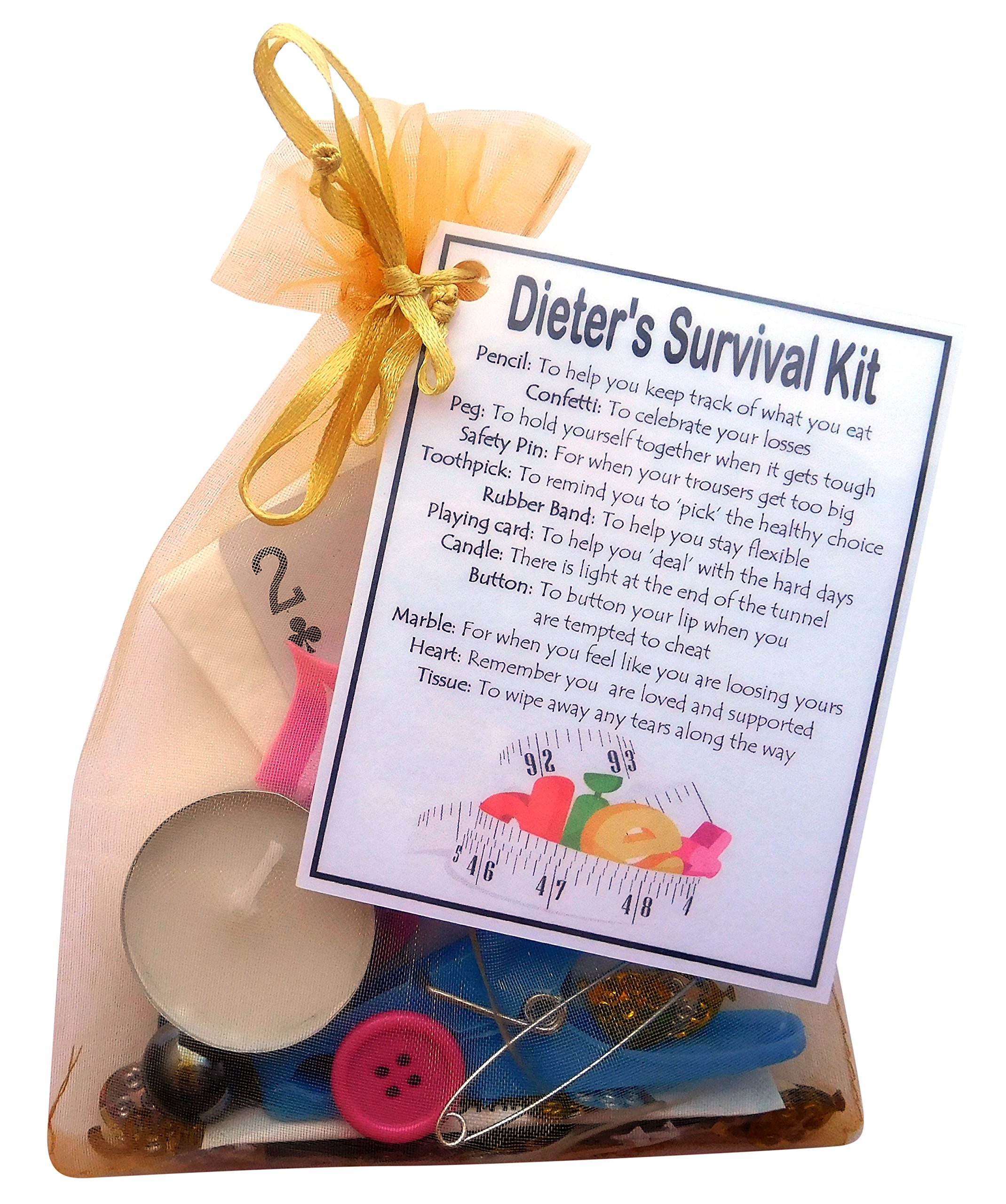Smile Gifts Uk Yellow Dieter's Survival Kit (Novelty Diets Gift, Motivation)