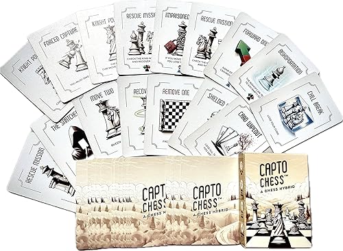 Miniatura 3 de Juego de cartas de ajedrez y variante de estrategia para juegos de ajedrez estándar  Divertido juego familiar para amantes del ajedrez