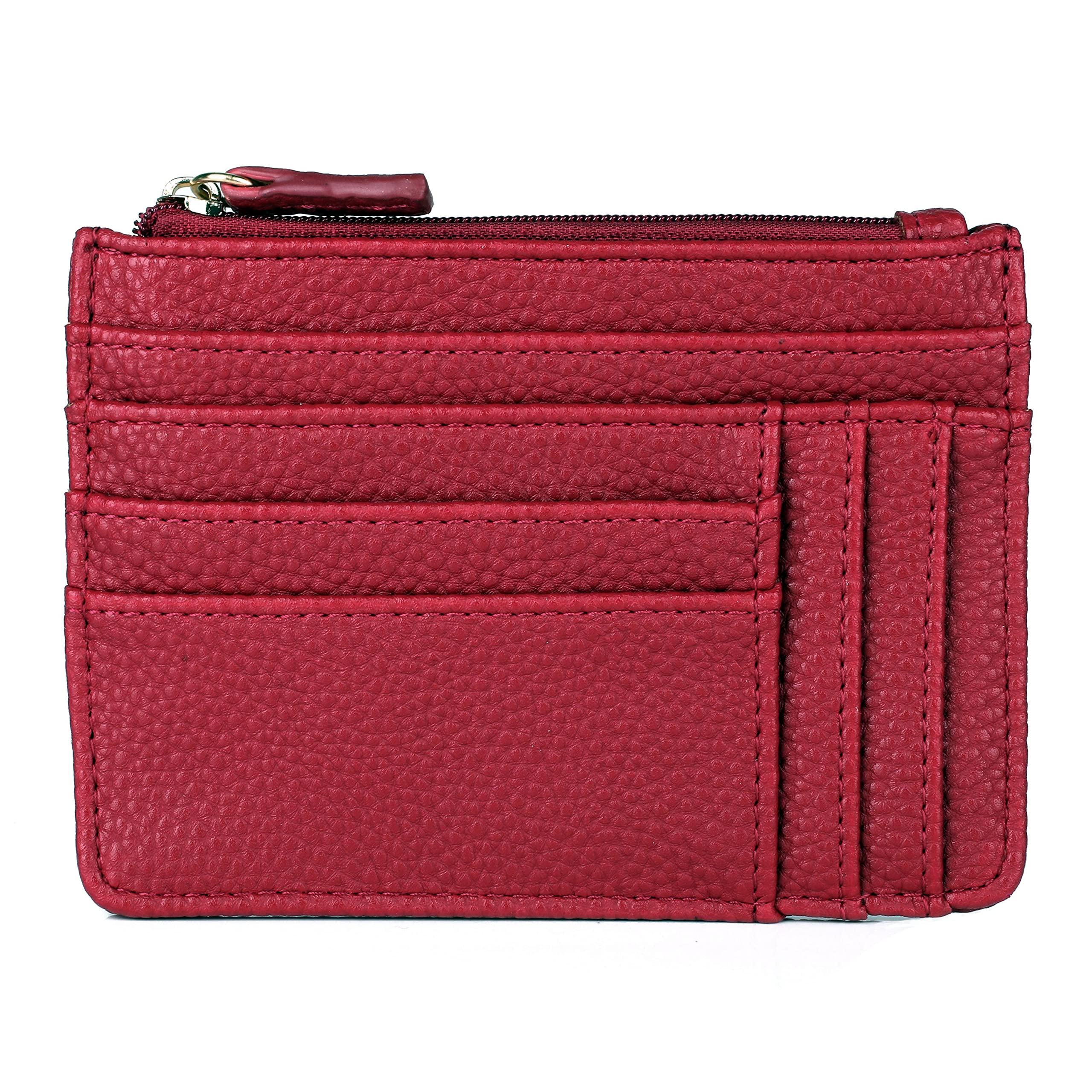 Julia Buxton USAPebble RFID Pik-Me-Up® Slot Coin Pouch, Red