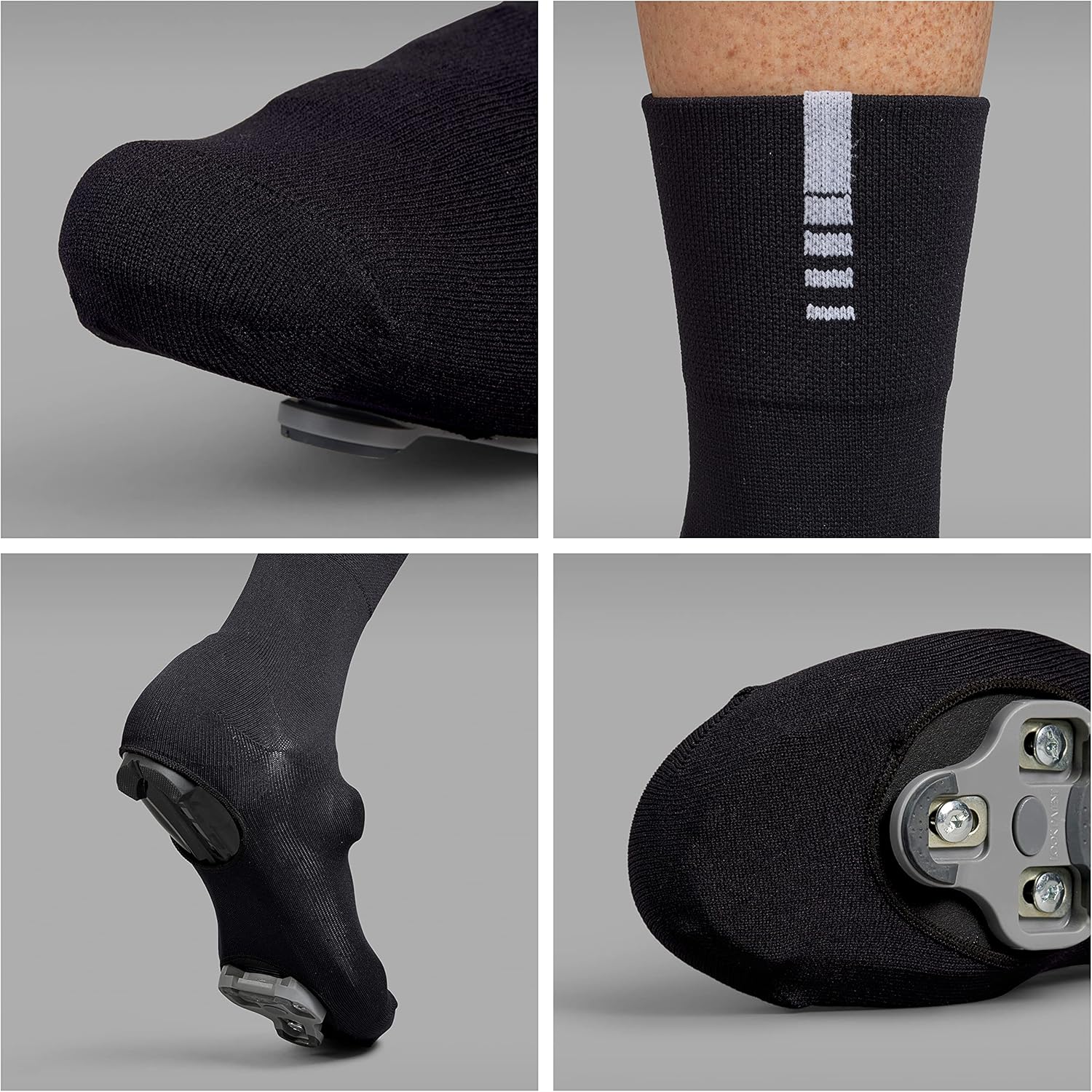 GripGrab Primavera Road Bike Spring Autumn Cycling Cover Socks Aero Oversocks Knitted Overshoes Knit Shoe Covers Fall