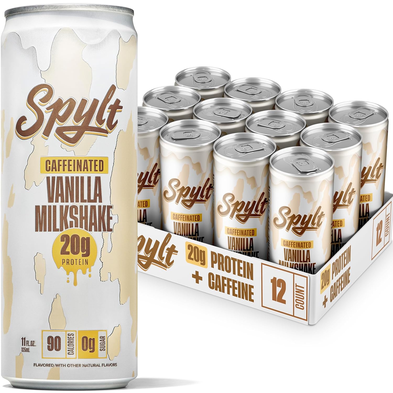 Spylt High Protein Vanilla Milkshake - Ready to Drink, Sugar Free