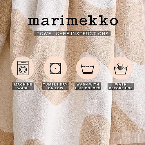 Miniatura 7 de MARIMEKKO - Toalla de baño de algodón de rizo Melooni (carbón)