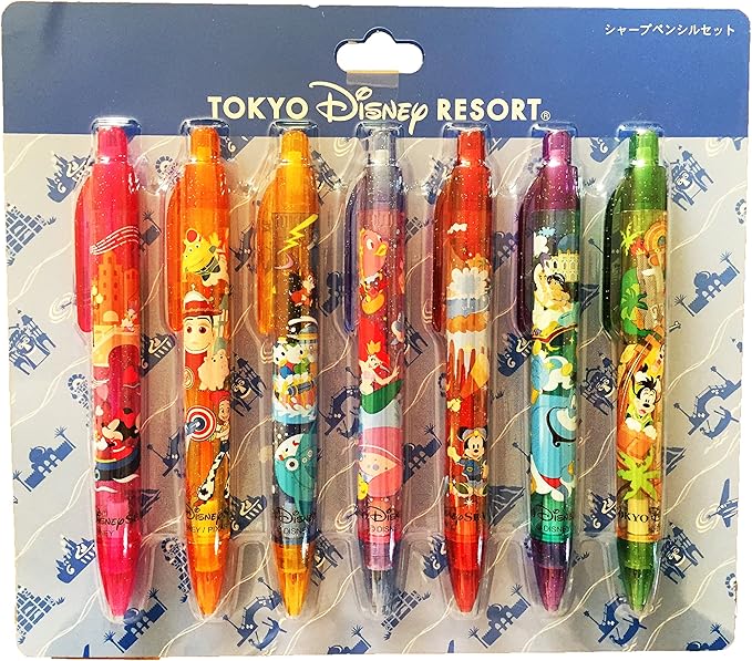 Amazon Co Jp 東京ディズニーリゾート シャープペン 7本セット 文房具 オフィス用品