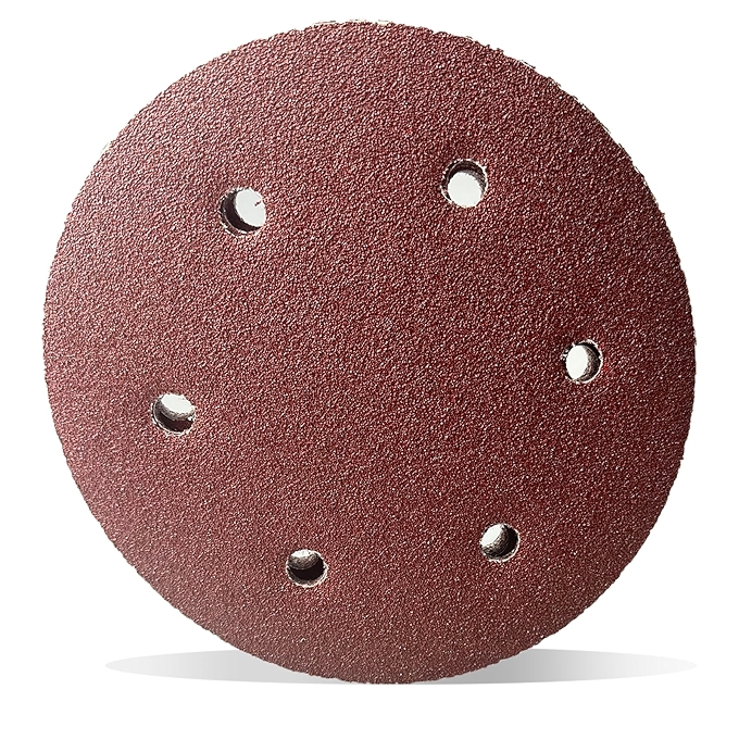 M MIMHOOY 9寸砂纸 40目 6孔搭扣砂纸 适用于墙面打磨