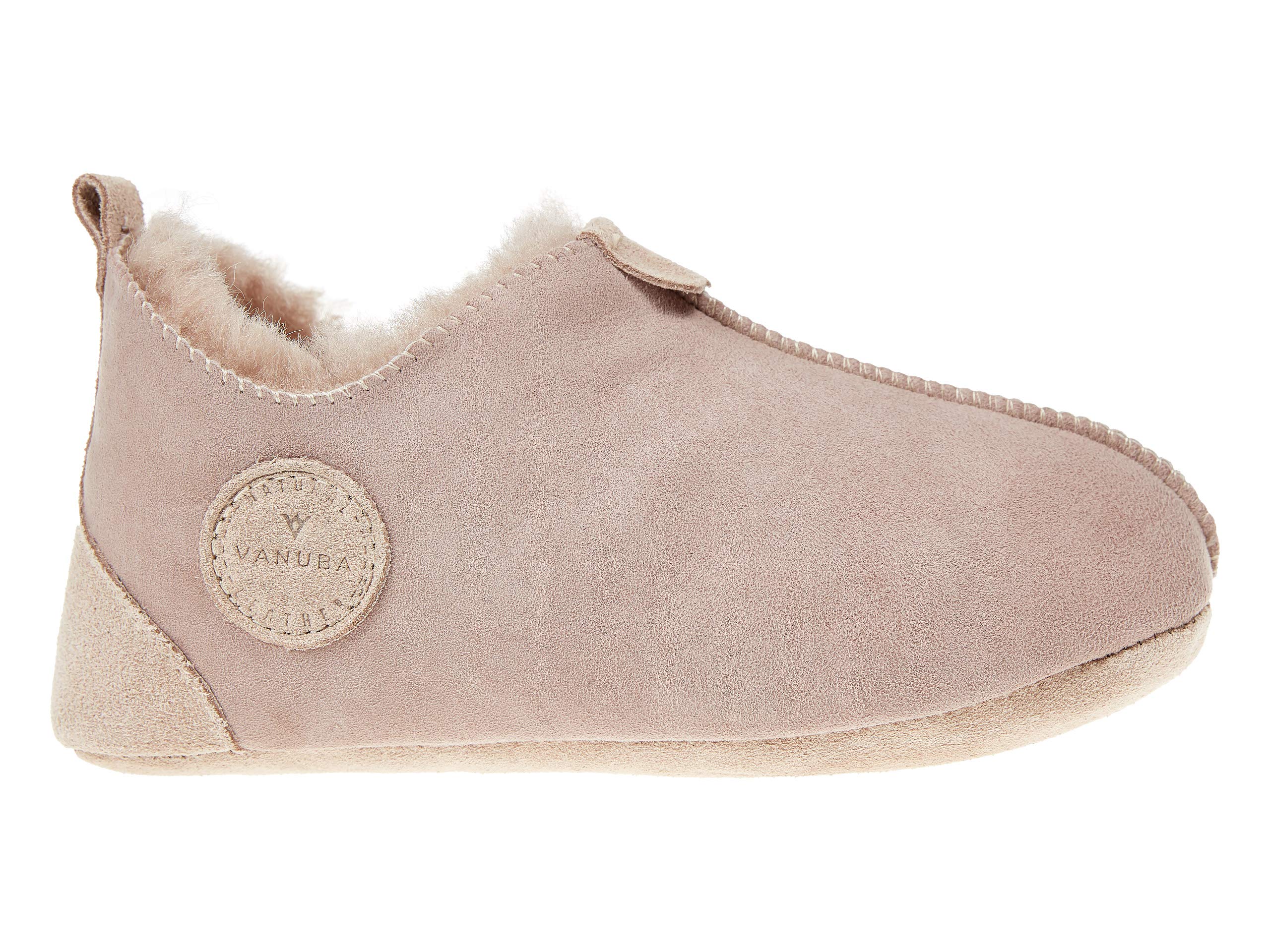 VANUBA Oxford - chaussons enfant en cuir naturel chaud et confortable pour hiver - pantoufles enfant douces, respirantes, idéales pour maison et maternelle