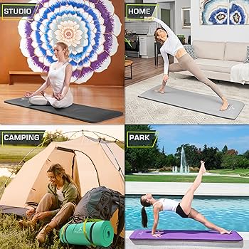 Peach Beige Checker Hot Yoga Mat For Fitness Printed, Natural Rubber Non Slip, With Yoga Bag Tapete Para Ejercicio 71x26 Inches 1MM