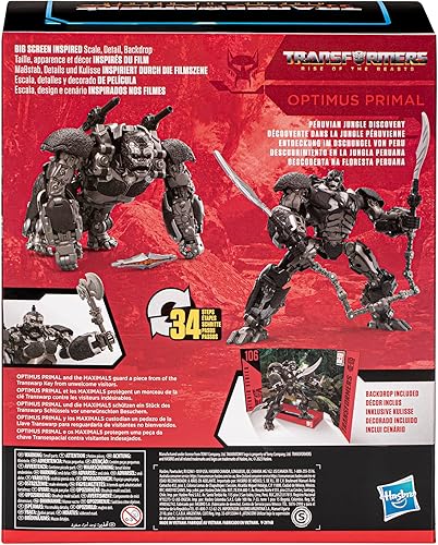 Miniatura 5 de Transformers Studio Series 21.5 cm Transformers Rise of the Beasts - Optimus Primal Figure