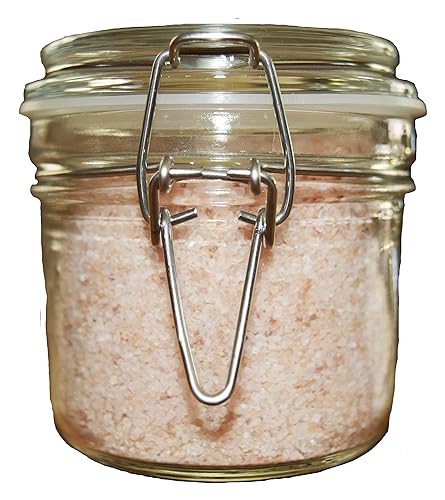 Vista 20 de Juego de regalo gourmet de sal marina de lava negra del Himalaya y hawaiana (molida fina, 8 onzas cada uno) en tarros reutilizables herméticos de 8