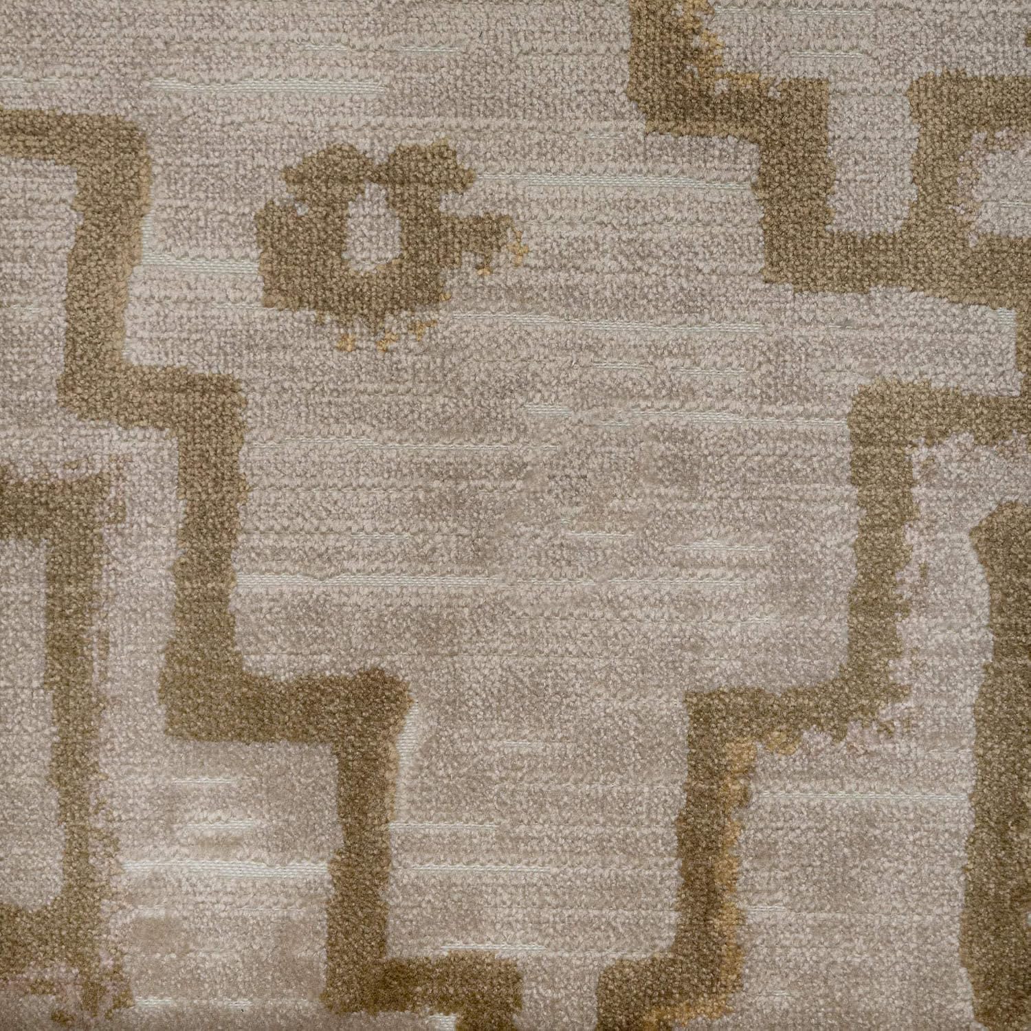 TOP FABRIC- VENTURO, Geometric Pattern Cut Velvet Upholstery Fabric by The Yard ZINC