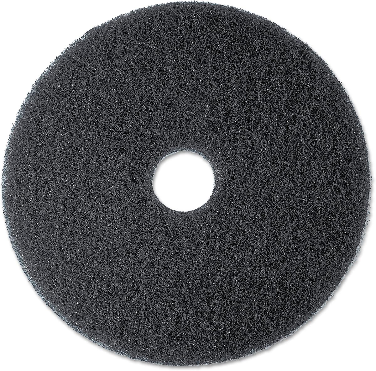 3M Black Stripper Pad 7200, 13" Floor Care Pad (Case of 5)