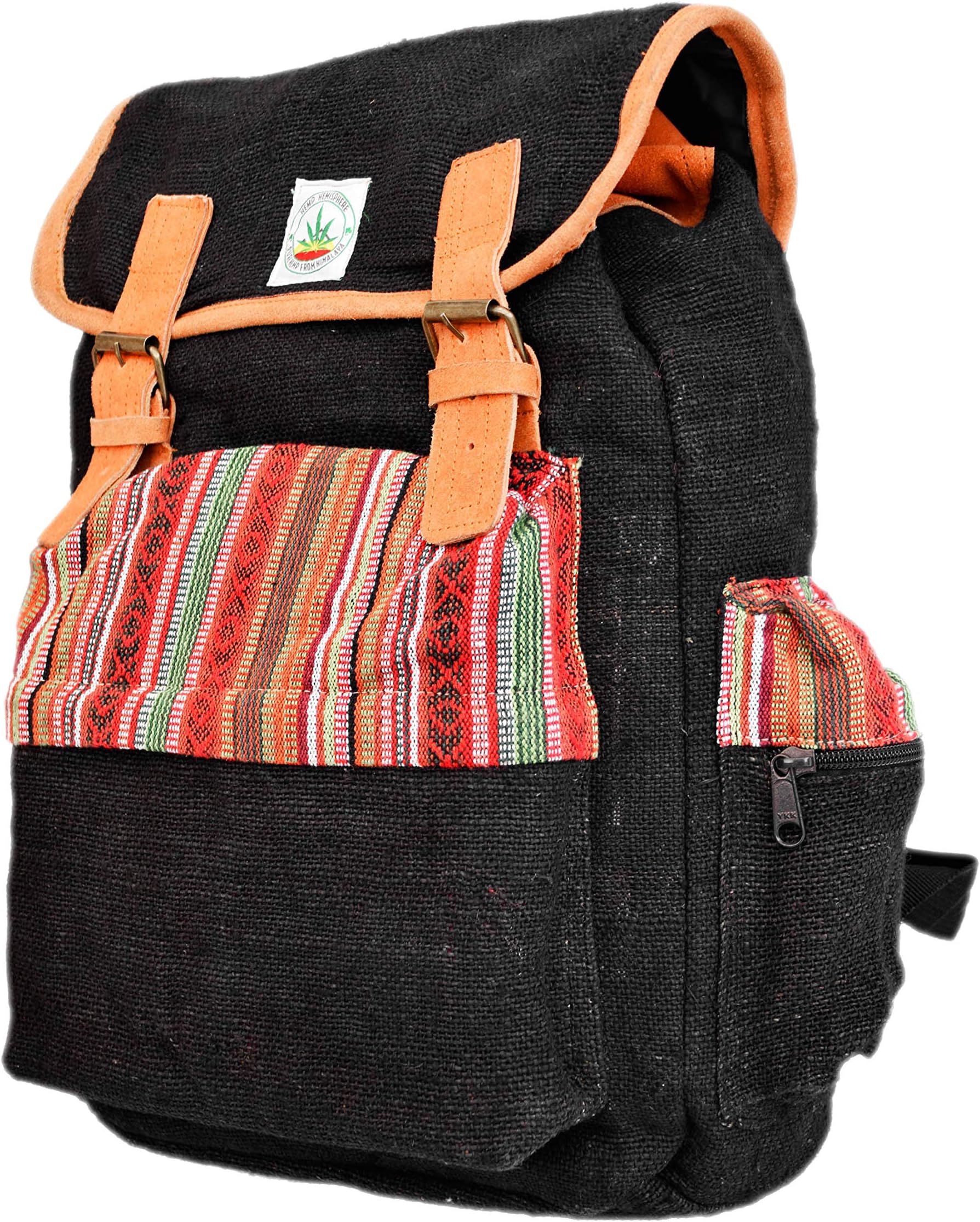 Hemp Backpack Rucksack Bag – Bags for Mens and womens : Travel, school, Work and laptop Backpack – Handmade